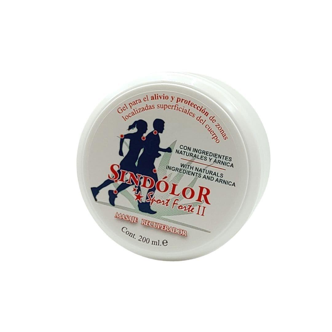 Sindolor sport forte II para masaje recuperador. Capacidad 200ml. Ideal deportistas