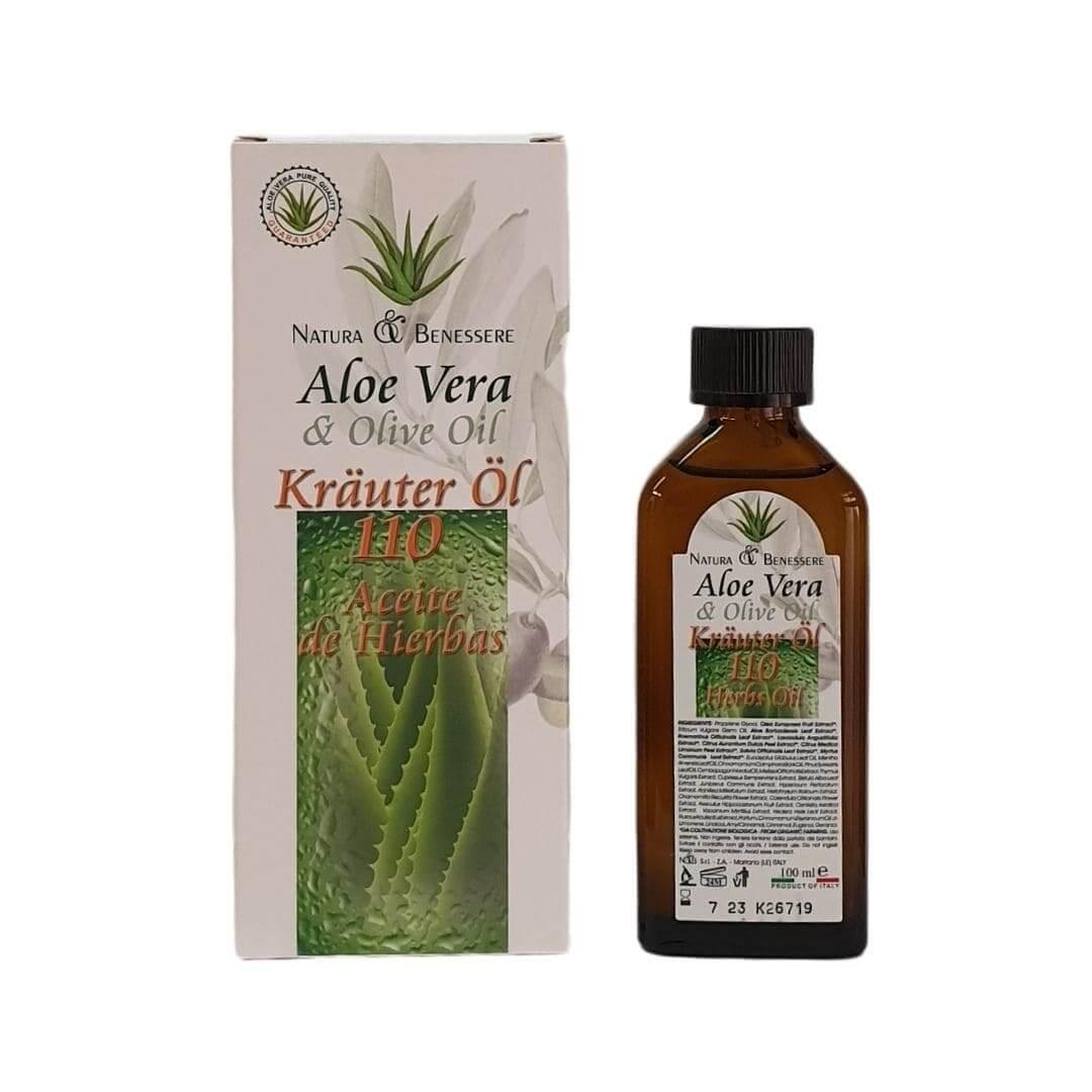 Krauter oil aceite 110 Hierbas con Aloe Vera – Natura Benessere